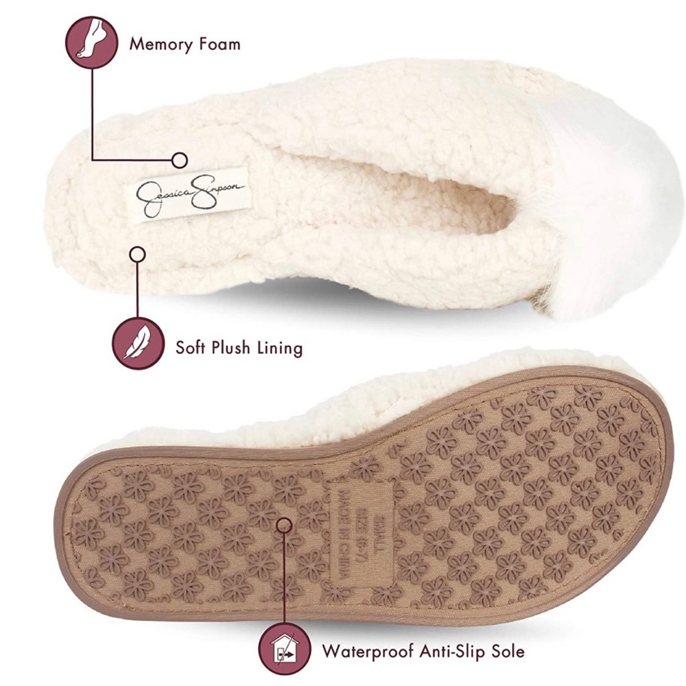 Jessica Simpson Memory Foam Slippers 🐇 - Picture 3 of 8